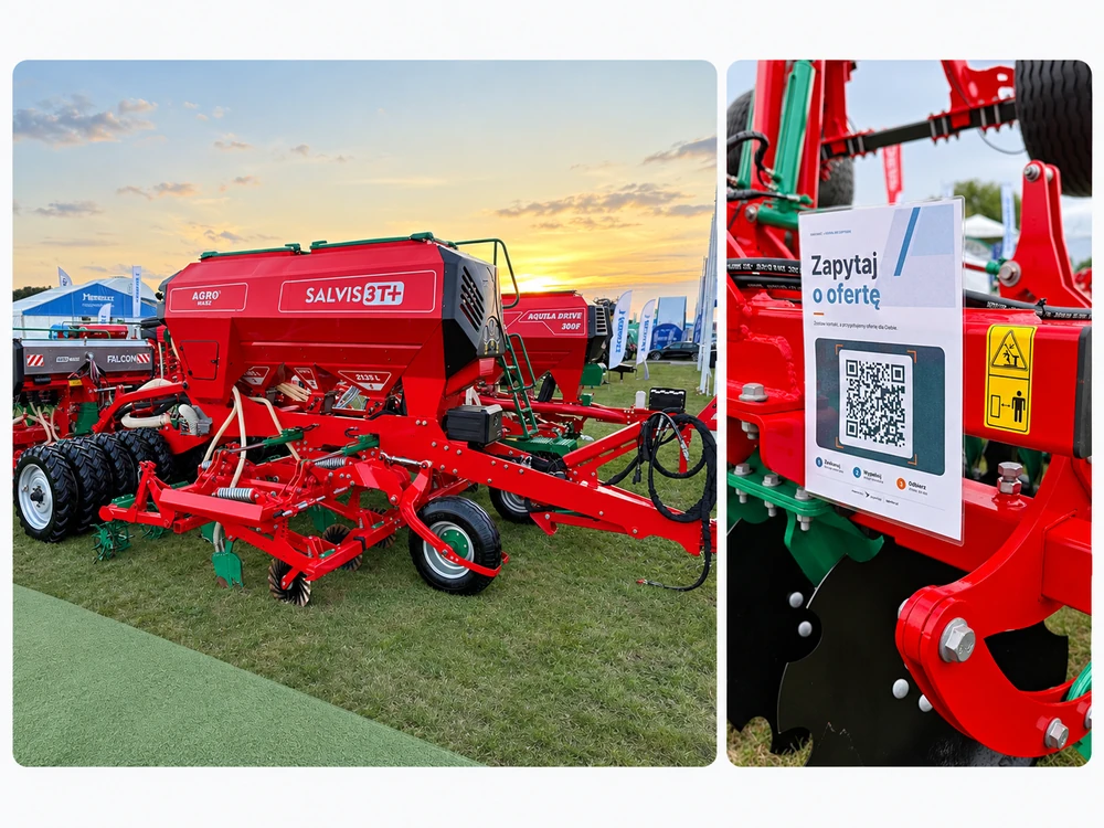 Maszyna AGRO-MASZ z oznaczeniem Zapytaj o ofertę podczas Agro Show 2026